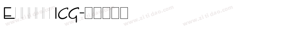 Enviro ICG字体转换